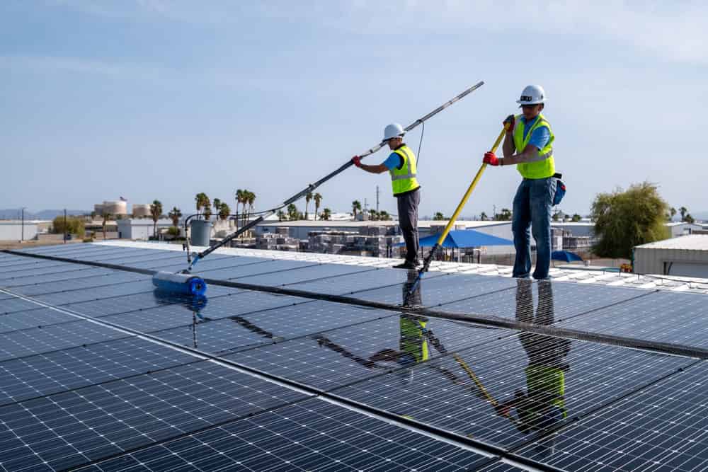 Commercial Solar Panel Cleaning image