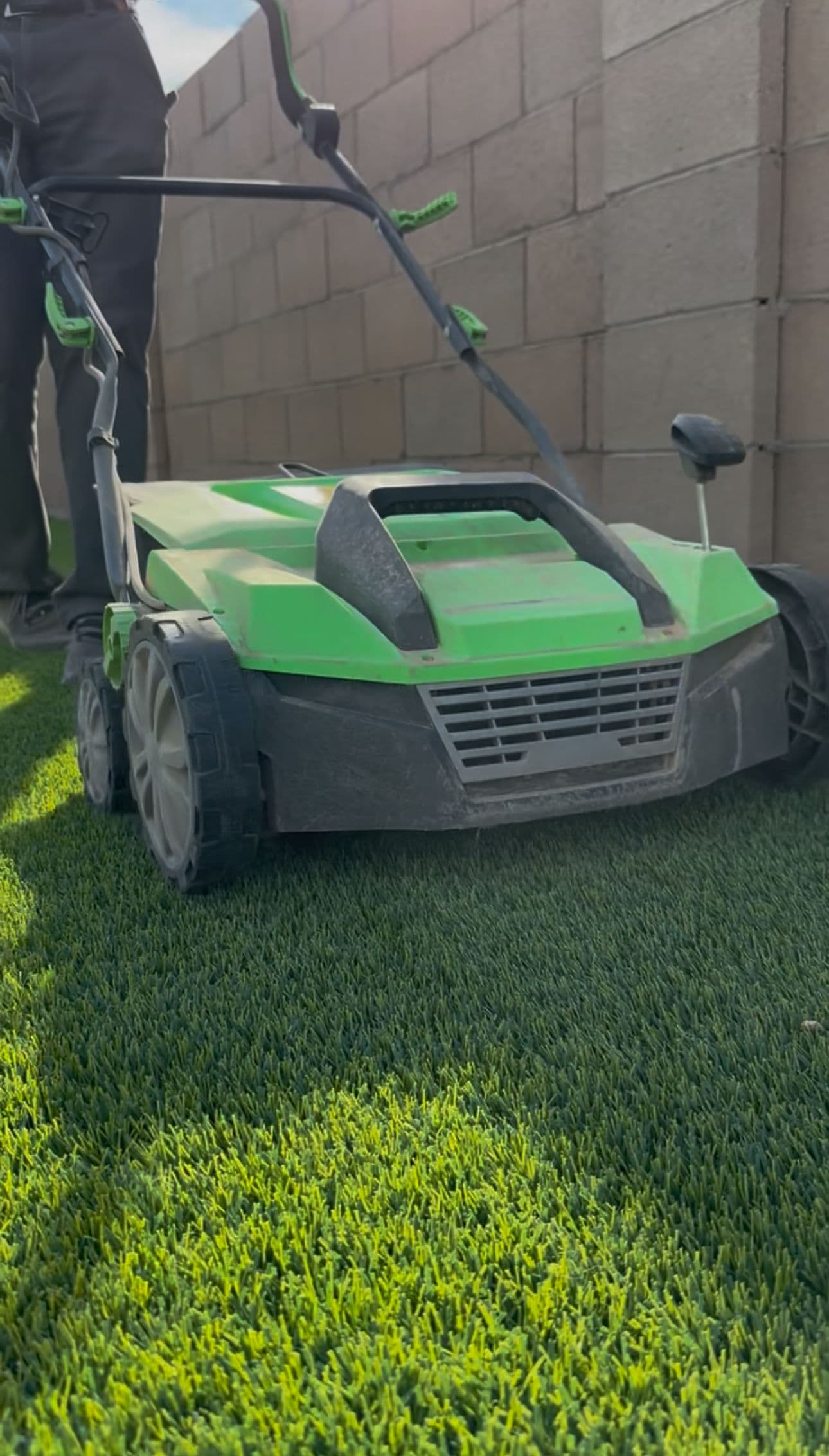 Artificial Turf Transformation with ShineTech Cleaning in Yuma