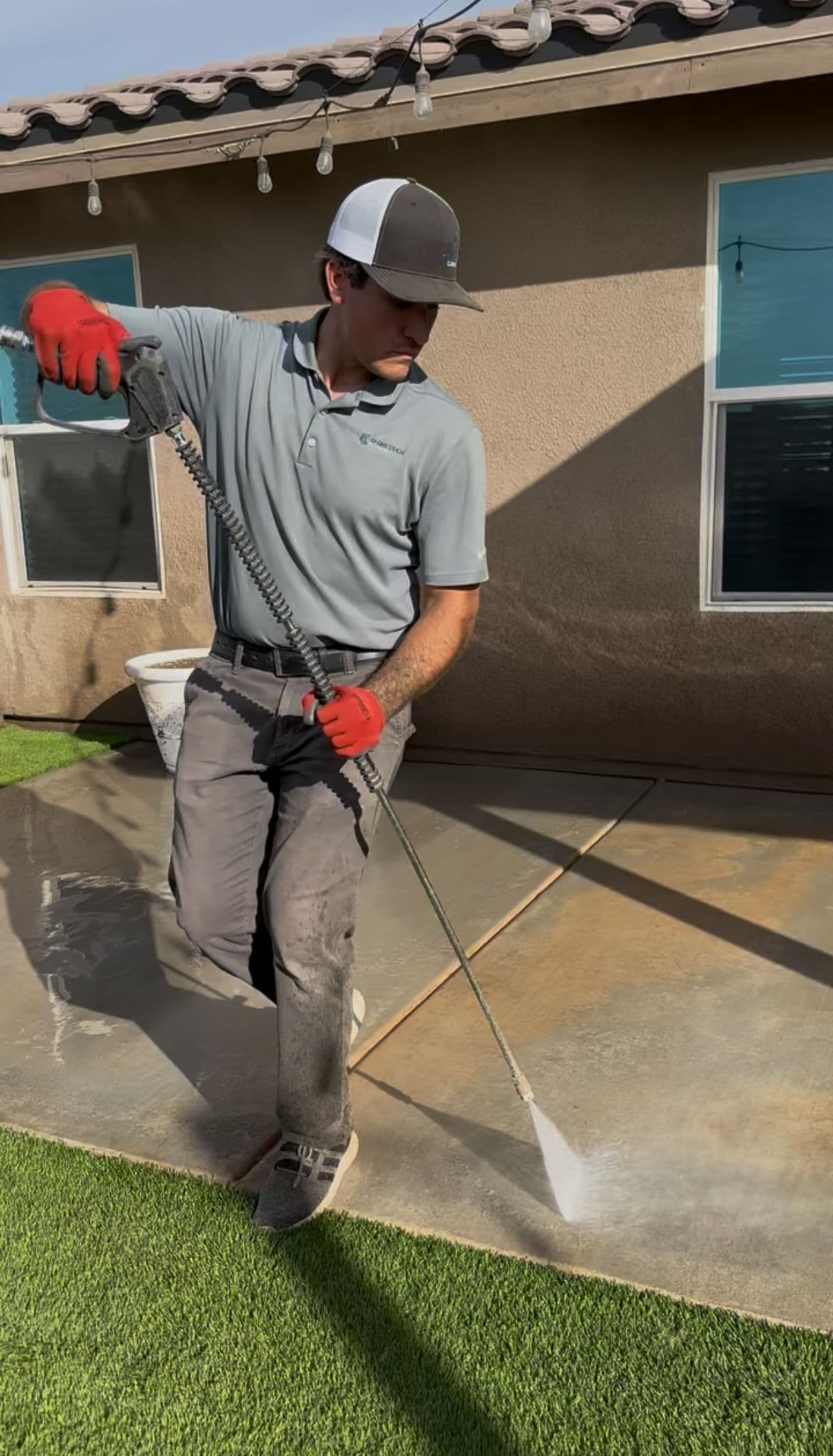Artificial Turf Transformation with ShineTech Cleaning in Yuma